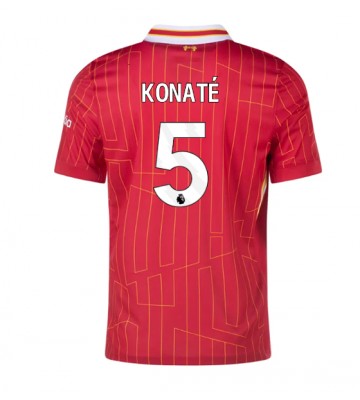 Liverpool Ibrahima Konate #5 Primera Equipación 2024-25 Manga Corta